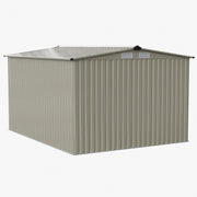 8x10 ft Metal Garden Shed Galvanized Steel Tools Utility Shed for Patio Backyard