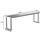 Commercial Catering Work Top Table Stainless Steel Bench Kitchen Food Storage