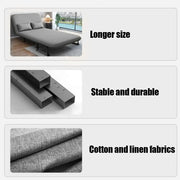 Double Folding 5 Position Convertible Sleeper Armchair Chair Sofa Bed NEW