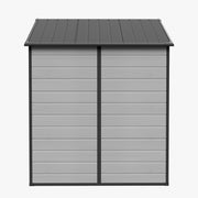 Plastic Garden Shed 8x4FT 8x6FT 8x8FT Apex Roof Outdoor Storage Sheds Tool Box