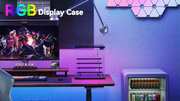 5-Tier Display BOX Cabinet with Glass Doors & RGB Lights for Action Figures