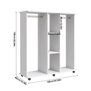 Open Wardrobe Clothes Rack Storage Organizer Freestanding Garment Rack Bedroom