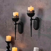 2X Wall Mounted Candle Sconces Wall Candle Holder French Vintage Candlestick