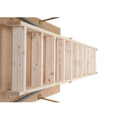 Insulated Loft Ladder Hatch Folding Kit 3 Section 12 Tread 26mm Ceiling Frame UK