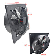 Industrial Ventilation Extractor Metal Axial Exhaust Commercial Air Blower Fans