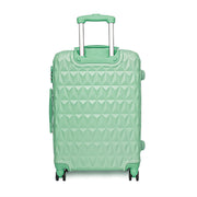 Hard Shell PC+ABS Cabin Suitcase 4 Wheel Travel Luggage Trolley Lightweight Case