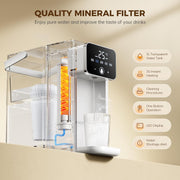 3L Instant Hot Water Dispenser with Precision Temp Control & Filter