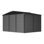 10x8ft Metal Garden Shed Large Outdoor Storage Tool Shed With Free Foundation