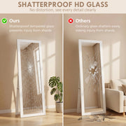Full Length Mirror 37 x 157 cm Hanging and Freestanding Tall Mirror Refurbished