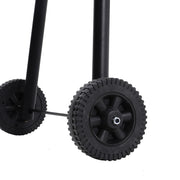 Large Charcoal Barrel BBQ Grill Garden Barbecue Patio Smoker Portable Wheels