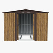 8 x 6ft Garden Shed Outdoor Storage Shed Waterproof with Foundation Kit, Vents