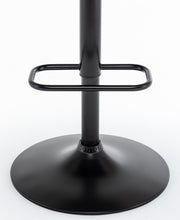2 LARGE BAR STOOLS PLUSH SEAT GAS LIFT SWIVEL BREAKFAST KITCHEN BAR LARGE SEAT