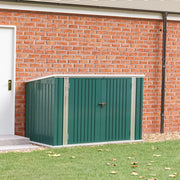 Lockable Metal Garden Patio Bin Store Bicycle Bike Tools Sheds Storage Container