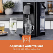 2.5L Instant Filtered Hot Water Dispenser/Kettle +3 Filters 45°-100°C 150-500ml
