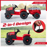 24V Ride On Tractor Kids Electric Vehicle w/ Music