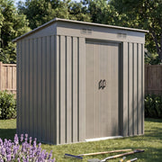 4x6 FT Garden Shed Glitter Storage Shed Waterproof with Foundation Kit and Vents