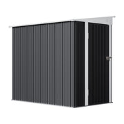 4 x 6FT Metal Garden Shed Outdoor Storage House Tool Sheds with Door and Vents