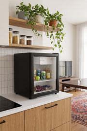 43L,83L Drinks Cooler & Freezer Zone Countertop Tabletop Fridge Refrigerator
