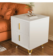 Bedside Table 2/3 Drawers Cabinet Bedroom Furniture Storage Nightstand Shelf