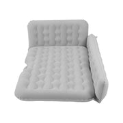 2-in-1 Inflatable Air Bed SUV Car Travel Camping Mattress Back Seat with Pillow