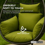 Egg Chair Cushion, Waterproof Hanging Swing Chair Cushion for Indoor & Outdoor