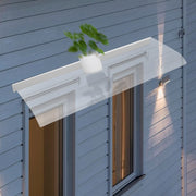 Door Canopy Awning Shelter Front Back Porch Outdoor Shade Patio Roof Rain Cover