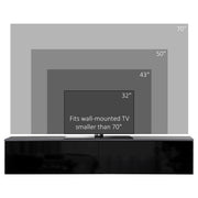 Floating TV Unit Stand, Wall Mount Media Console with Storage Cabinet