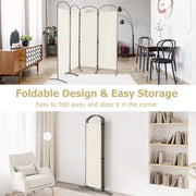 4 Panel Room Divider 188cm Foldable Privacy Screen Portable Divider