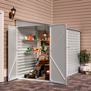 Garden Storage Shelter Bike Shed Log Store Bicycle Tent w/ Double Doors Housing