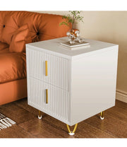 Bedside Table 2/3 Drawers Cabinet Bedroom Furniture Storage Nightstand Shelf