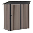 5 X 3FT Metal Garden Shed Outdoor Storage Cabinet House Box Pent Roof Lockable