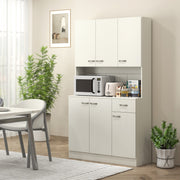 Freestanding Kitchen Cupboard, Storage Cabinet with Doors Refurbished