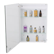 LED Bathroom Mirror Cabinet With Shaver Socket Storage/Demister/Digital Clock
