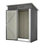 5x3 FT Metal Garden Shed, Ventilated Tool Storage, Weatherproof Lockable Unit UK