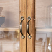Wooden Glass Wall Cabinet