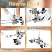Door Lock Mortiser Kit, Lock Fitting Jig Maintenance Set, Door Lock Hole Opener