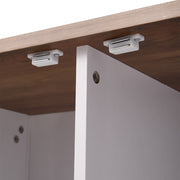 White Sideboard Cabinet Modern Farmhouse Storage Cabinet for Kitchen Dining Room