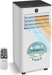 SereneLife Portable Air Conditioner 7000 BTU with Heating,Cooling, Dehumidifier