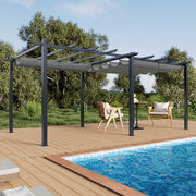 Outdoor Pergola Awning Gazebo Canopy Furniture Barbecue Party Garden Shelter