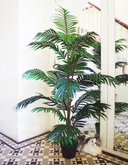 Artificial Bushy Palm Tree 140cm Green Realistic Faux Indoor Home Office Decor