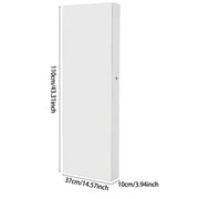 2-IN-1 Jewelry Cabinet Wall & Door Mounted Jewelry Armoire Full-Length Mirror UK