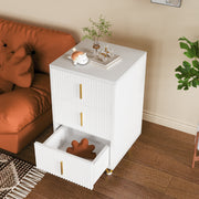 Bedside Table 2/3 Drawers Cabinet Bedroom Furniture Storage Nightstand Shelf NEW