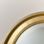 Large Round Gold Vintage Wall Mirror 80cm x 80cm wall mounted