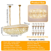 Crystal Chandeliers for Dining Room K9 Modern Crystal Chandelier Luxury Imperial