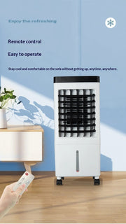 10L Portable Air Cooler Fan 3-in-1 Mobile Cooling Conditioner Humidifier Remote