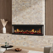 LED Fireplace Media Wall Fire Wall Mounted/Free Standing Electric Heater 50 60