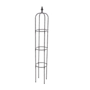 1x,2x Outdoor Garden Metal Obelisk Climbing Plant Support Frame Trellis 1.7M