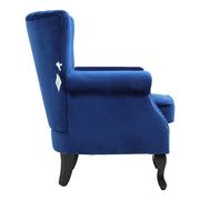 Tub Chair Accent Armchair Velvet Fabric Modern Shell Back Living Room Bedroom UK