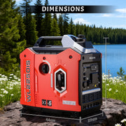 2000W Portable Inverter Generator for Camping, RV Travel, Home, or Job Sites -UK