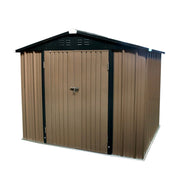 Storage Garden Shed Apex Roof Free Foundation Tool Box With Base 6X8FT